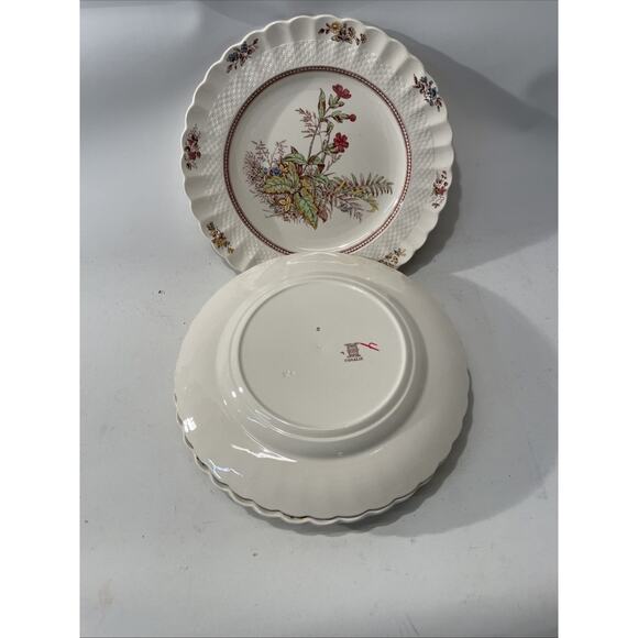 Set Of 4 Copeland Spode Rosalie Dinner Plates 10 1/2" - Picture 6 of 9